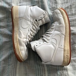 White Nike Air Force 1 Mens 11.5